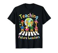 Enseigner Les futurs Leaders Girafe élèves Enseignants rentrée Scolaire T-Shirt