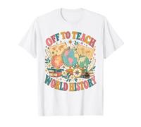 Enseigner l'histoire du Monde enseignantes de géographie T-Shirt