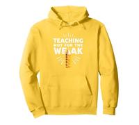 Enseigner Pas pour Les Faibles : Mantra de Motivation de l'éducateur Sweat à Capuche, Unisexe pour Adultes, Citron, XXL