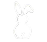 Enseignes Au Néon - Lumières De Lapin De Pâques, Lumières De LapinArc-en-, Lampe De Printemps De Dessin Animé, Décorations De Pâques | ABS, LED, 11,02x5,51 Pouces, Panneaux De Lapin Pour La Décor