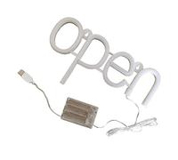 Enseignes au Néon Ouvertes, Faciles à Installer LED Neon Open Sign Haute luminosité 2 Modes d'alimentation étanches pour les Entreprises