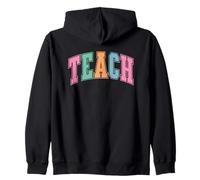 Enseignez les lettres pastel à des éducateurs motivateurs Sweat à Capuche