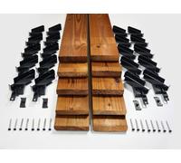 ENSEMBLE 10 LAMES BOIS - 2 MECANISMES SAM KIT NOIRS