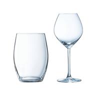 Ensemble 12 pièces - verres à pied 47 cl et verres à eau 37 cl Cheer Up - Chef&Sommelier Chef & Sommelier