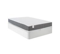 Ensemble 120 x 200 cm sommier coffre blanc + matelas mousse HD mémoire de forme et tissu 3D respirant ép.18cm - HEAVEN de YSMEE