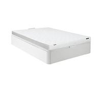 Ensemble 140 x 190 cm sommier coffre blanc + matelas mousse ép.15cm - ZEUS de YSMEE