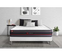 Ensemble 140x190 matelas REGEN à mémoire de forme + sommier kit blanc G