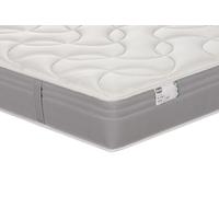 Ensemble 140x190 Matelas ressorts ensachés ferme H26 + sommier Blanc