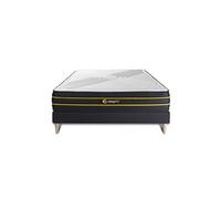 Ensemble 140x190 matelas ULTRA + sommier kit noir