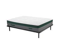 Ensemble 160 x 200 cm cadre à lattes + matelas ressorts ensachés ép.22cm - PRESTIGE de YSMEE