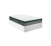 Ensemble 160 x 200 cm sommier coffre blanc + matelas ressorts ensachés ép.22cm - PRESTIGE de YSMEE