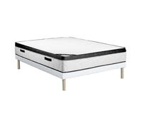 Ensemble 160 x 200 cm sommier tapissier + matelas mousse ép.30cm - SOLAK de YSMEE