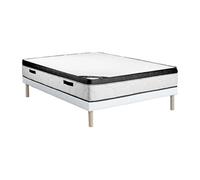 Ensemble 160 x 200 cm sommier tapissier + matelas mousse ép.30cm - SOLAK de YSMEE