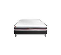 Ensemble 160x200 matelas FORM + sommier kit noir