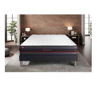 Ensemble 160x200 matelas REGEN à mémoire de forme + sommier kit noir 160 x 200 cm Noir