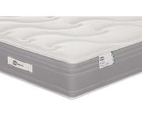 Ensemble 160x200 Matelas ressorts ensachés mi-ferme H25 + sommier Blanc