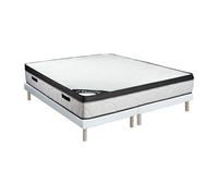 Ensemble 180 x 200 cm sommier tapissier + matelas mousse ép.30cm - SOLAK de YSMEE