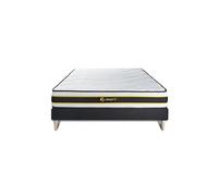 Ensemble matelas et sommier Sleepfit Ensemble 180x200 matelas FLEXY + sommier kit noir