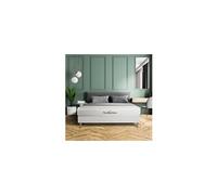Ensemble 180x200 matelas LANCASTER ressorts ensachés et mémoire de forme + sommier kit blanc