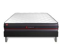 Ensemble 180x200 matelas REGEN à mémoire de forme + sommier kit noir