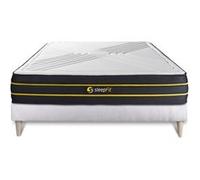 Ensemble 180x200 matelas ULTRA + sommier kit blanc 180 x 200 cm Blanc