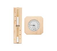 Ensemble 2 en 1 hydrothermographe et minuterie à sable de sauna