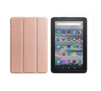 Ensemble 2 En 1 Pour Amazon Kindle Fire 7 12E Gén. 2022 Housse 7 Pouces + Verre