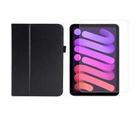 Ensemble 2 en 1 pour Apple iPad Mini 6 2021 8,3" avec étui pour tablette intelligente + coque de protection en verre trempé