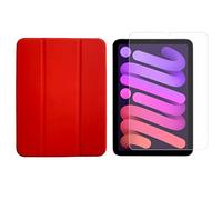 Ensemble 2 en 1 pour Apple iPad Mini 6 2021 8,3" avec étui pour tablette intelligente + coque de protection en verre trempé