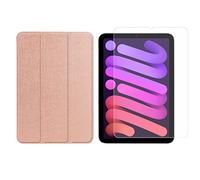 Ensemble 2 en 1 pour Apple iPad Mini 6 2021 8,3" avec étui pour tablette intelligente + coque de protection en verre trempé