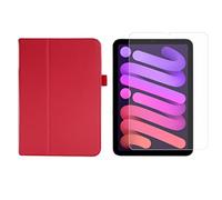 Ensemble 2 en 1 pour Apple iPad Mini 6 2021 8,3" avec étui pour tablette intelligente + coque de protection en verre trempé