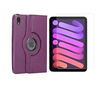 Ensemble 2 en 1 pour Apple iPad Mini 6 2021 8,3" avec étui pour Tablette Intelligente + Coque de Protection en Verre trempé