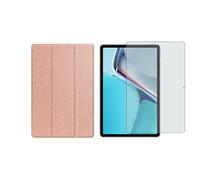 Ensemble 2 en 1 pour Huawei MatePad 11 2021 11" avec étui intelligent pour tablette + coque de protection en verre trempé