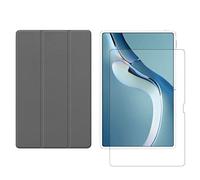 Ensemble 2 en 1 pour Huawei MatePad Pro 2021 12,6" avec coque fine pour tablette + coque de protection en verre trempé