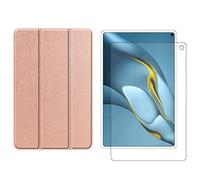 Ensemble 2 en 1 pour Huawei MatePad Pro 2021 MRR-W29 10,8" avec étui pour tablette intelligente + coque de protection en verre trempé