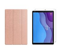 Ensemble 2 en 1 pour Lenovo Tab M10 2ème 2020 TB-X306F TB-306X 10,1" avec étui de tablette intelligent et coque de protection en verre trempé