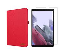 Ensemble 2 en 1 pour Samsung Galaxy Tab A7 Lite T220 T225 8,7" avec étui de protection en verre trempé