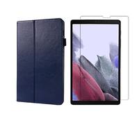 Ensemble 2 en 1 pour Samsung Galaxy Tab A7 Lite T220 T225 8,7" avec étui fin et coque de protection en verre trempé