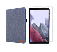 Ensemble 2 en 1 pour Samsung Galaxy Tab A7 Lite T220 T225 8,7" avec étui Smart Tablet + protection en verre trempé