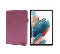 Ensemble 2 en 1 pour Samsung Galaxy Tab A8 SM-X200 X205 10,5" avec étui Smart Tablet + protection en verre trempé