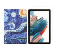 Ensemble 2 en 1 pour Samsung Galaxy Tab A8 SM-X200 X205 10,5" avec étui Smart Tablet + protection en verre trempé