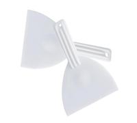 Ensemble 2 Grattoirs Pâte À Sauvegarde D'espace avec Trou Suspension Nourriture Alimentaire Pizza Triangle Triangle Spatule Pâte