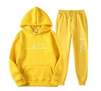 Ensemble 2 Pièce Survêtement Femme Polaire Chaud Ensembles Jogging Femme Imprimés Amusants Sweat À Capuche Et Pantalon Décontracté Christmas Lounge Set Ensemble De Maison De Noël Ugly