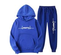 Ensemble 2 Pièce Survêtement Femme Polaire Chaud Ensembles Jogging Femme Imprimés Amusants Sweat À Capuche Et Pantalon Décontracté Christmas Lounge Set Ensemble De Maison De Noël Ugly