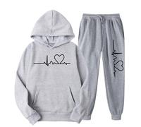 Ensemble 2 Pièce Survêtement Femme Polaire Chaud Ensembles Jogging Femme Imprimés Amusants Sweat À Capuche Et Pantalon Décontracté Christmas Lounge Set Ensemble De Maison De Noël Ugly