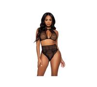 Ensemble 2 Pièces 81646 Dentelle Noir