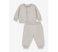 Ensemble 2 pièces blanc NAISSANCE(50CM)