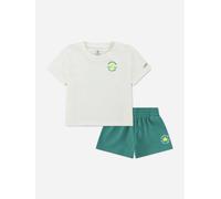 Ensemble 2 Pièces Blanc / Vert 10/12A