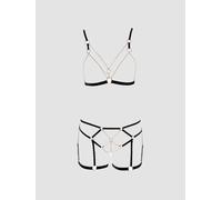 Ensemble 2 Pièces Harnais & Chaînettes Or Noir