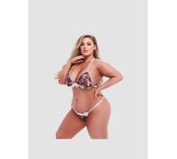 Baci Grande Taille - ensemble de soutien-gorge à fleurs en dentelle